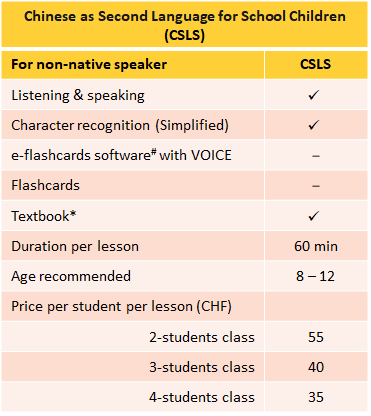 CSLS_chinesisch als fremdsprache fur schulkinder_price_list