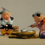 Chinesisch Thema menschliche Puppe
